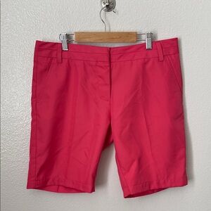 Pink PING golf tennis athletic preppy shorts 8